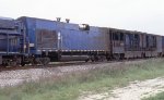 Pandrol Jackson railgrinder train: power car and 1st railgrinder